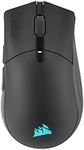 Corsair Sabre RGB PRO Wireless Champion Series, Ultra-Lightweight FPS/MOBA Wireless Gaming Mouse (Slipstream Wireless Technology, CORSAIR Marksman 26,000 DPI Optical Sensor) Black CH-9313211-AP