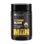 MuscleBlaze Koshaveda T-Surge Black (60 Tablets) | Testosterone Booster for Men | With 12 Ayurvedic Herbs - Ashwagandha, Shilajit, Safed Musli, & Gokhru | For Strength, Stamina & Endurance