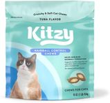 Amazon Brand - Kitzy Hairball Control Crunchy and Soft Natural Cat Chews, Tuna, 16 oz