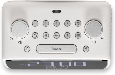 Roberts ORTUS4 Digital Radio – FM/DAB/DAB+, Bluetooth, Alarms, White