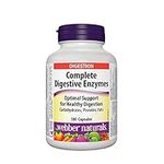 Webber naturals Complete Digestive enzymes Capsules, 180 Count