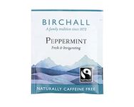 Birchall Tea - Peppermint Tea - 1 Box of 250 Enveloped Plant-Based Tea Bags - Experience the Cooling and Minty Flavors of Peppermint Tea - A Perfectly Soothing Herbal Tea