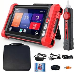 NOYAFA 8" IPS CCTV Tester, 8K 32MP CVI TVI AHD SDI CVBS IP Camera Tester | Support SFP WiFi HD HDMI VGA IPC Monitor Tester, OPM VFL TDR POE RJ45 Network Cable Tester, NF-IPC728HSO