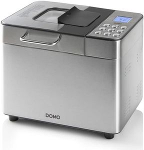 Domo B3971 Machine à Pain Inox Noir Plastique