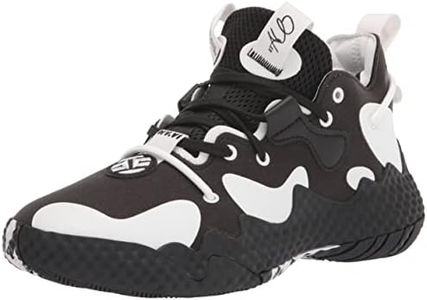 adidas Harden Vol. 6 Basketball Shoe, Black/Black/White, 6 US Unisex Big Kid