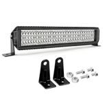 CO LIGHT 20 Inch LED Light Bar 6500K 8000LM 4 Rows IP68 Waterproof Spot Flood Combo Super Bright Work Lights Bar for Trucks SUV ATV UTV Boat Marine