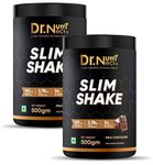 Dr.Nutrinect Meal replacement Shake for Weight Management | Slim Shake Protein Powder | Slim powder Blend Whey and Soy High Protein Shake with Vitamin & Minerals - 1 kg (Pack of 2)