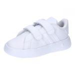 adidas Unisex Kids Grand Court 2.0 Shoes Kids Tennis Shoes, FTWR White FTWR White Grey One F17, 4 UK