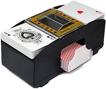 FAMKIT Automatic Poker Card Shuffler, Battery Operated Card Shuffler Electric Shuffling Machine for Home Party Club