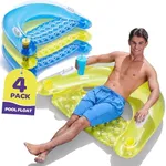 Pool Floats Adult [Set of 4] Inflat