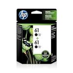 HP 61 | 2 Ink Cartridges | Black | 