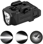 OLIGHT PL X Tactical Rail Mount Flashlight with 22,500 Candela Spotlight and 1,200 Lumens Floodlight, Adjustable and Reversible Lugs, USB-C, Compact Strobe Mount for Outdoor Searching (Matte Black)