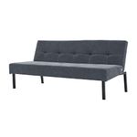 Panana Sofa Bed 3 Seater Sofa Click Clack Bed Sleeper on Metal Frame Legs for Study Guest and Living Room, Linen Fabric