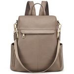 Kattee Women's Anti-Theft Backpack Purse Genuine Leather Shoulder Bag Fashion Ladies Satchel Bags