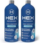 HEX Performance Fabric Conditioner, Fresh & Clean, 64 Load (Pack of 2) - Safe for Activewear, Eco-Friendly