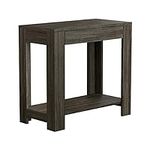 Safdie & Co. - Gray Night Stands for Bedrooms, Engineered Wood Small Tables for Small Spaces, Use As Side Table, Accent End Table, or Bedside Tables, 12 x 22 x 24 Inches