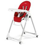 Peg Perego Prima Pappa Zero 3 - High Chair - for Children Newborn to 3 Years of Age - Made in Italy - Fragola (Red) (IMPP03NA04BL59)