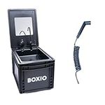 BOXIO - Wash+ : Portable Sink - Convenient Camping Sink Solution! Compact with Unique Design, Separate Canister, Lightweight Mobile Sink for Garden/Camping/Outdoor Events/Gatherings/Worksite/RV/Indoor