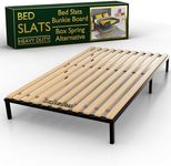 Treaton, Full Size Bunkie Board – Heavy Duty Vertical Bed Slats & Wooden Support Board for Sagging Mattress, Under Mattress-Support, Box Spring Alternative, Platform Bed and Replacement