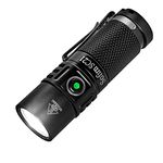 Sofirn SC21 Mini Flashlight 1000 Lumen, USB Rechargeable Keychain Light with Super Bright LH351D LED, 16340 Battery (inserted), Magnetic Tail, Small Pocket Sized EDC Flashlight High Lumens
