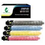 GREENRHINO Remanufactured (High Yield) Toner Cartridge Replacement for Ricoh IM C2000 / IM C2500-842307, 842308, 842309, 842310 (1 Black, 1 Yellow, 1 Magenta, 1 Cyan, 4-Pack)