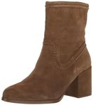 Vince Camuto Women's Pailey Block Heel Boot Mid Calf, Nutmeg, 9