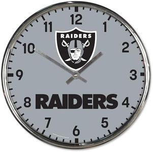 WinCraft Las Vegas Raiders Chrome Wall Clock