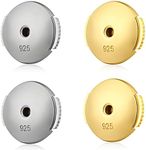 Earring Backs for Studs Silver Earr