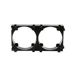 Electronic Spices 5PCS 32650 1x2Battery Holder Anti Vibration Cell Bracket for 32650 Battery Pack Black