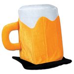 Beistle 60205 Plush Beer Mug Hat