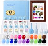 AZUREBEAUTY 24 Colors All-Season Gel Nail Polish Kit, Base & Top Coat