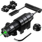 Pinty Hunting Rifle Green Laser Sight Dot Scope Adjustable with Mounts