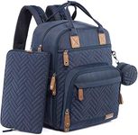 iniuniu Diaper Bag Backpack, 4 in 1