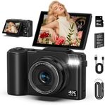 4K Digital Camera for Photography, 