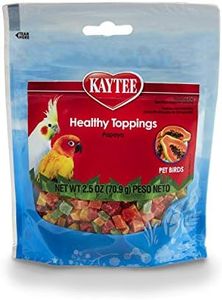 Kaytee Fiesta Healthy Toppings Papaya Bits For All Pet Birds, 2.5-Oz Bag