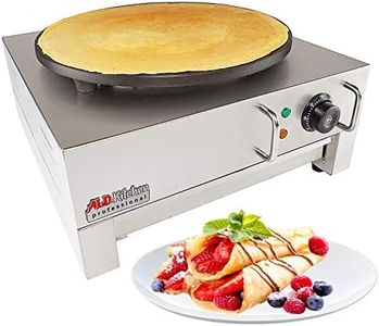 ALDKitchen Crepe Maker Commercial | Electric Pancake Maker | Nonstick 16” Plate | 110V (Single)