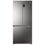Haier 520 L, 4-Door Side by Side Refrigerator with Convertible Fridge Space & Inverter Technology (HRB-600IS-1, Steel Inox)