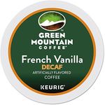 Keurig Green Mountain Coffee Flavored French Vanilla Decaf, Light Roast, 96 Pack