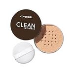 COVERGIRL - Clean Invisible Loose Powder, 100% natural origin pigments & only 15 essential ingredients that won’t clog pores, lightweight, breathable formula - Translucent Light/Medium - 115