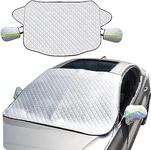 General Motors Sunshade Snow Protection Cover UV Protection Oxford Cloth Windshield Car Cover with Two Side Wing Earmuffs