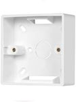 Tooloflife Single Gang 86 Type Wall Switch Socket Box PVC Material, White