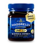 HADDRELL'S Certified Manuka Honey UMF 22+ (Ultra Premium), MGO 991 mg/kg, 250gr (0.55lb), Product of New Zealand, UMF License # 1027