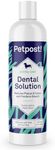 Petpost | Dental Solution for Dogs - Water Additive that Eliminates Bad Breath - Dirt, Gunk, and Tooth Buildup Gone - Natural Tooth Cleaning Solution 474 ml