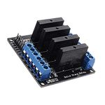 REES52 5V 4-Channel Solid State Relay Board, solid state relay module, Solid State High and low Level Trigger