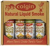 COLGIN Liquid Smoke Gift Set - Apple, Pecan, Hickory and Mesquite Flavours