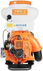 HinLIaDa Backpack Fogger Sprayer, 3.7 Gallon Gas Power Backpack Sprayer Blower Agricultural Gas Mosquito Insecticide for Insecticide Fertilizer Bugs Weeds Mosquitoes and Ticks 7500r/min
