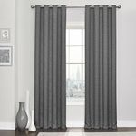 Eclipse Thermaweave Blackout Curtains Panel, Polyester, Smoke, 52 in x 108 in