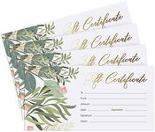 Blank Gift Certificates for Busines