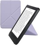 kwmobile Origami Case Compatible with Kobo Clara BW/Colour Case - Slim PU Leather Cover with Stand - Lavender