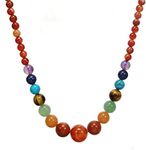 Ayriwoyi Red Agate Beaded Necklace 